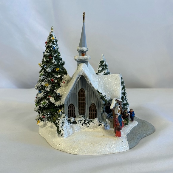 Thomas Kinkade Holiday Thomas Kinkade A Village Christmas Church